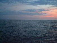 A view of the Caribbean Sea from the Dominican...